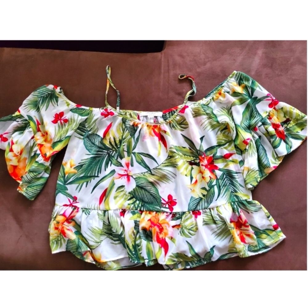 Forever 21 floral blouse